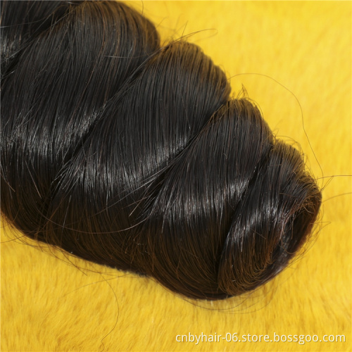 Private Lable 10A Loose Wave Bundles Brazilian Human Hair Remy 1/3/4 /Pcs Lot Natural Black 100% Human Hair Extension